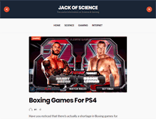 Tablet Screenshot of jacksofscience.com